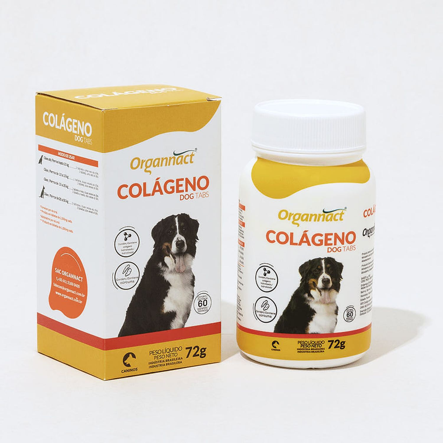 Suplemento Organnact Colágeno Dog Tabs Fora da Embalagem