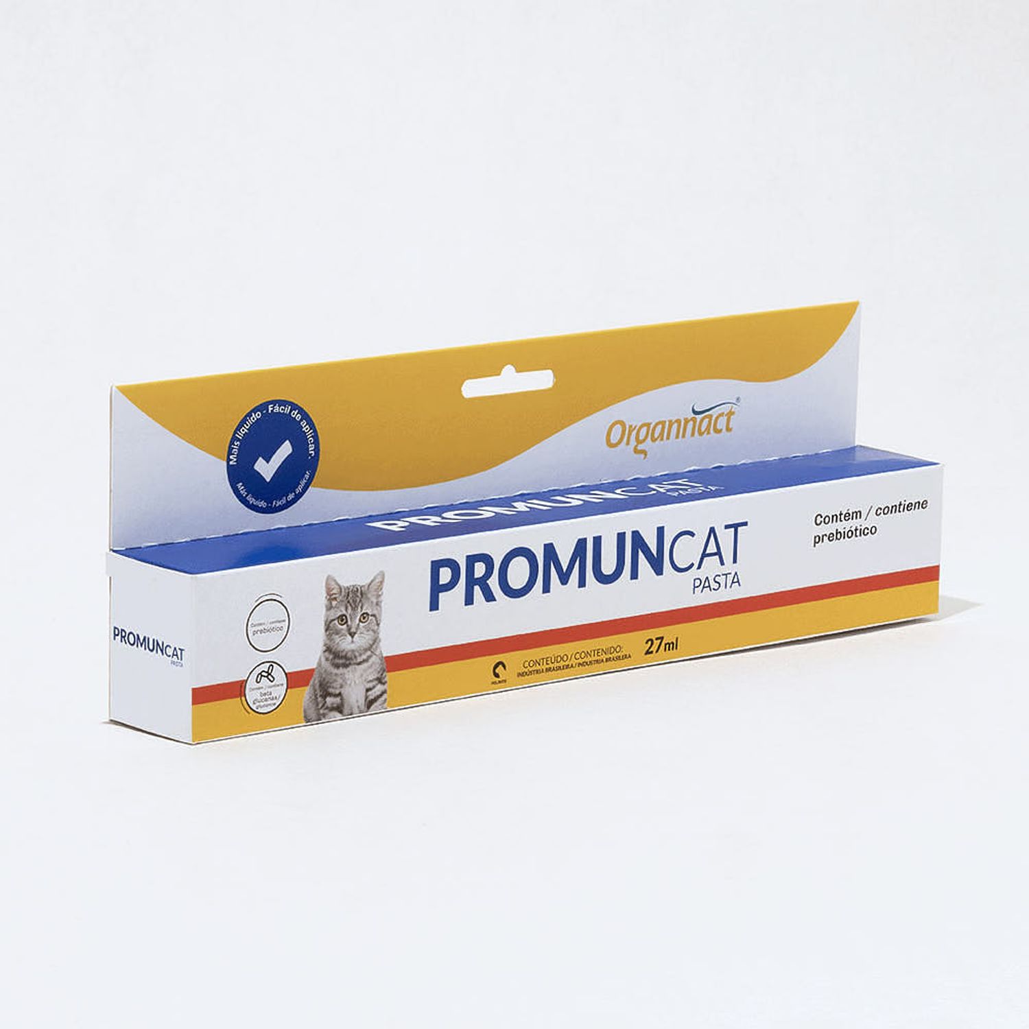 Organnact Promun Cat Pasta 30 g Lado da Embalagem