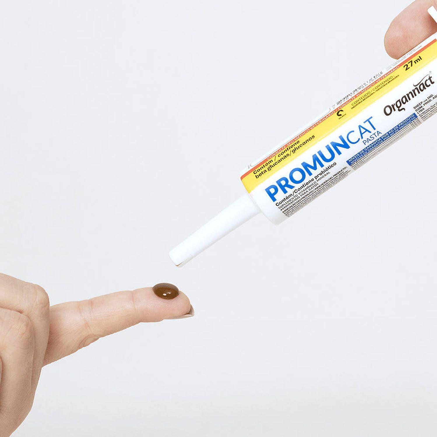 Organnact Promun Cat Pasta 30 g Seringa e conteúdo da Seringa