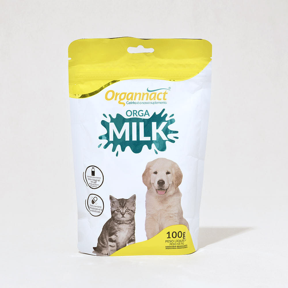 Organnact Orga Milk Cães e Gatos