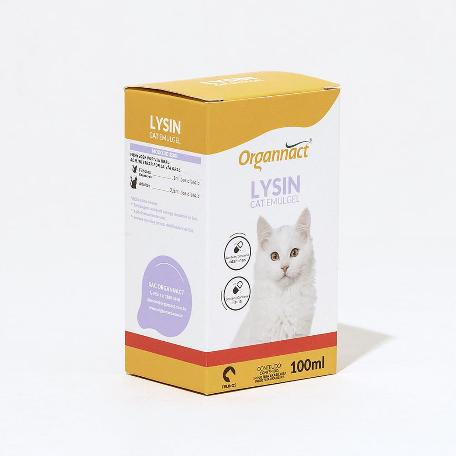 Lateral do Lysin Cat Emulgel