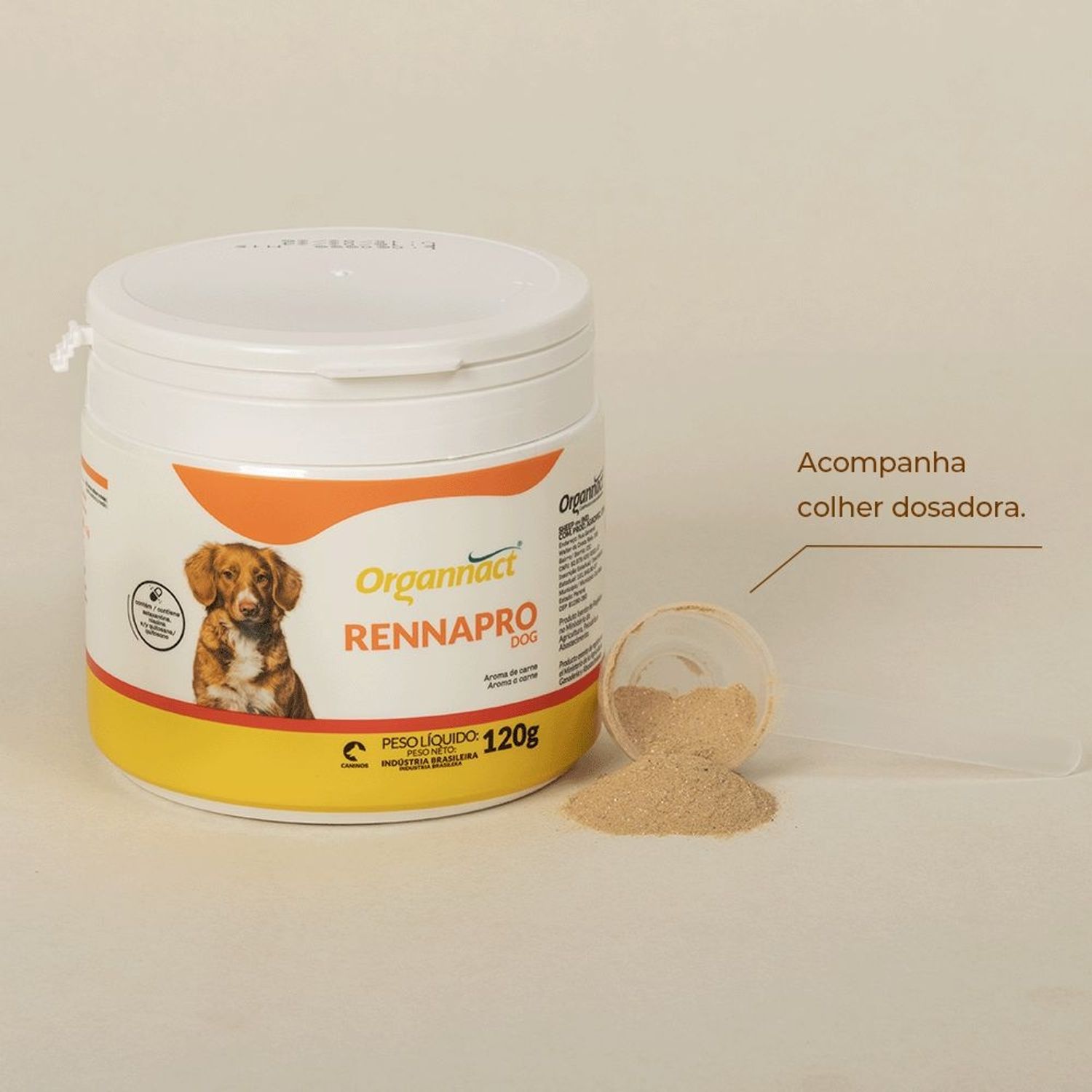 Rennapro Dog Organnact com colher dosadora