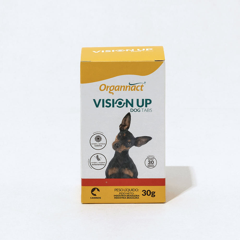 Vision Up Dog Tabs Cães Adultos Organnact