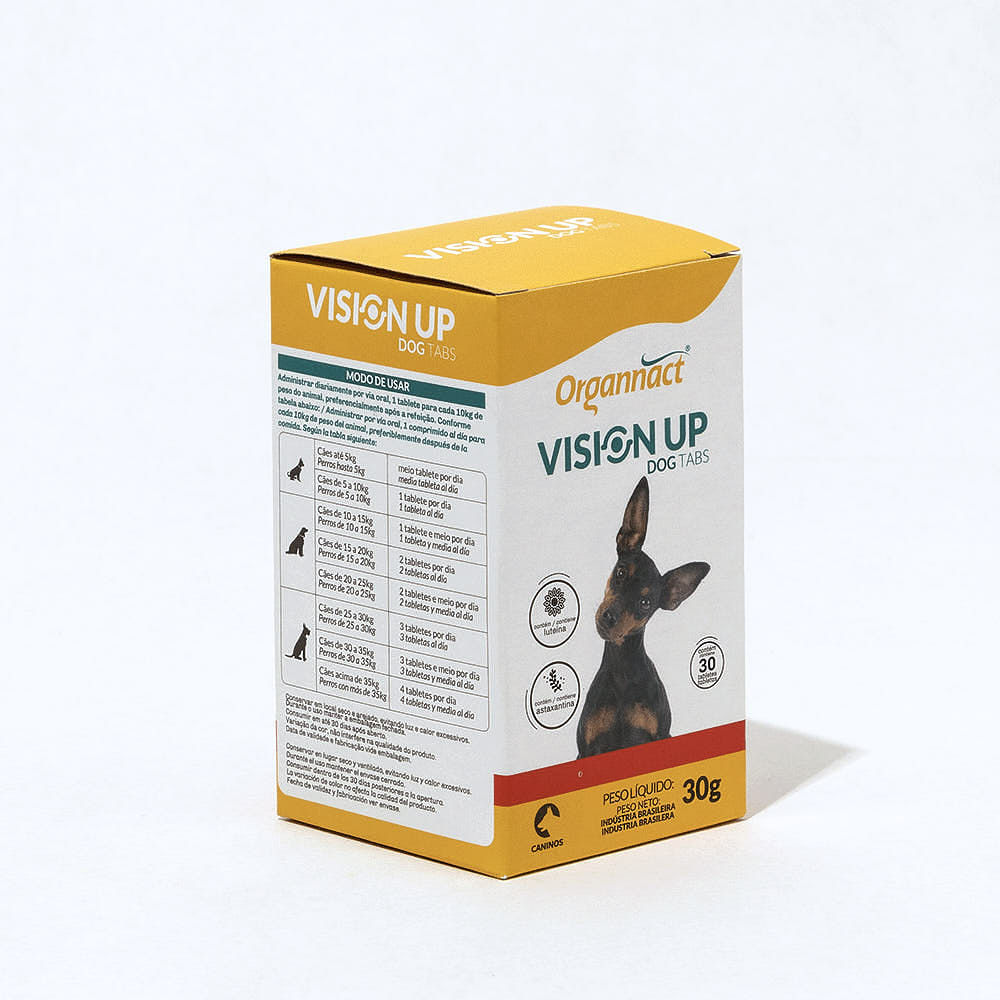 Vision Up Dog Tabs Cães Adultos Organnact