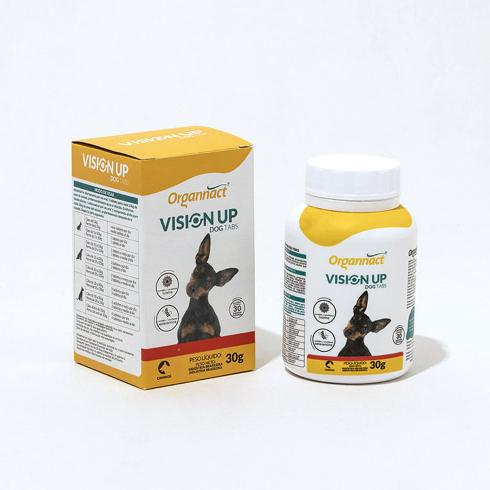 Vision Up Dog Tabs Cães Adultos Organnact
