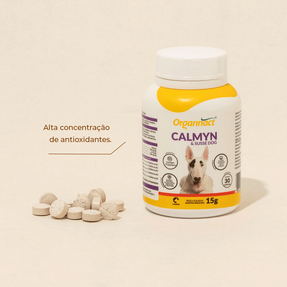 Calmyn e Susse Dog Suplemento Organnact