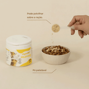 Organnact Cães Pele Food pó palatável