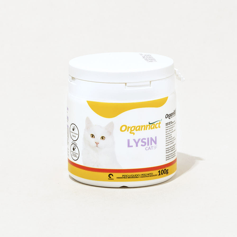 Organnact Lysin SF Suplemento para Gatos
