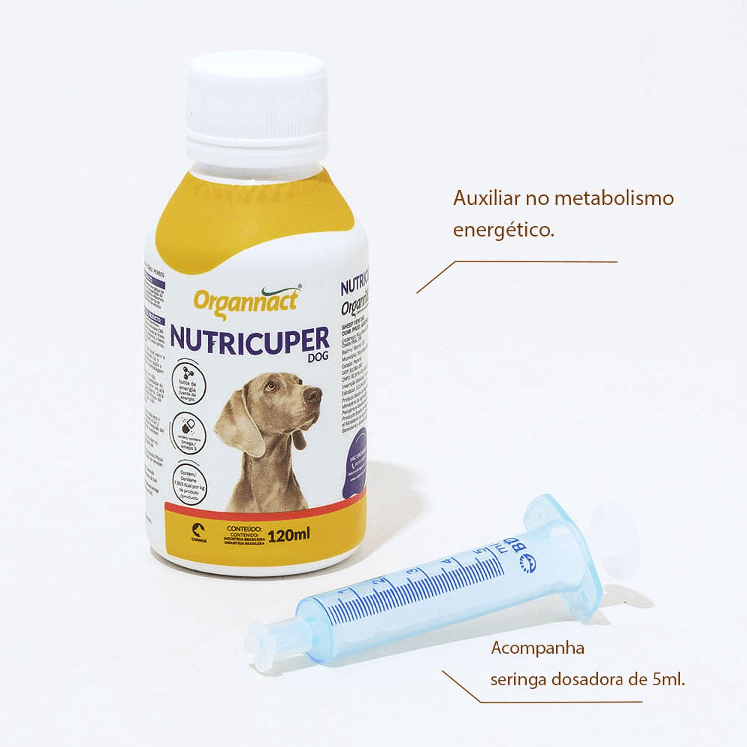 Organnact Cães Nutricuper - seringa