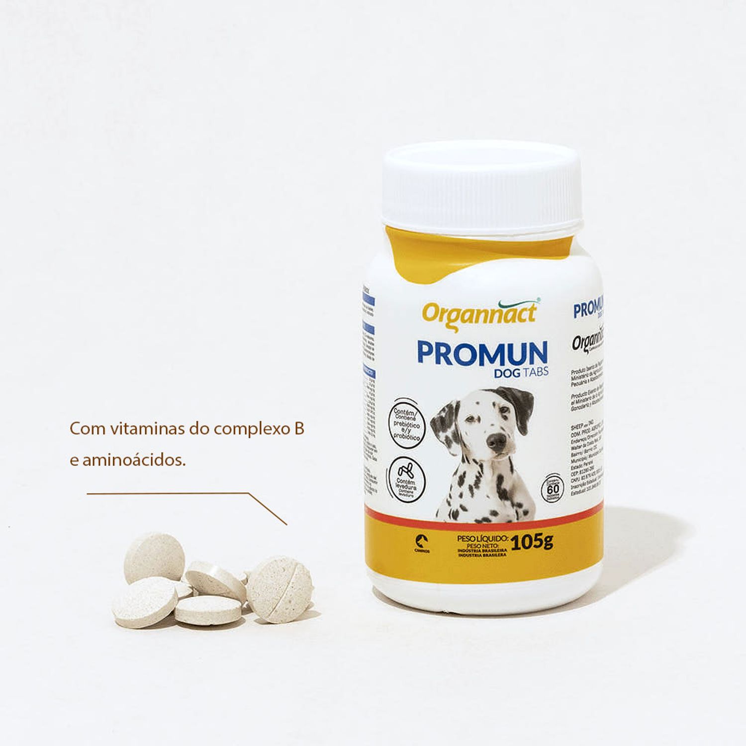 Promun Dog Tabs benefícios