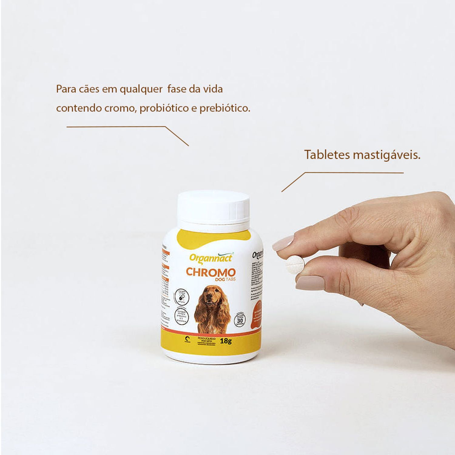 Organnact Chromo Dog Tabs cápsulas