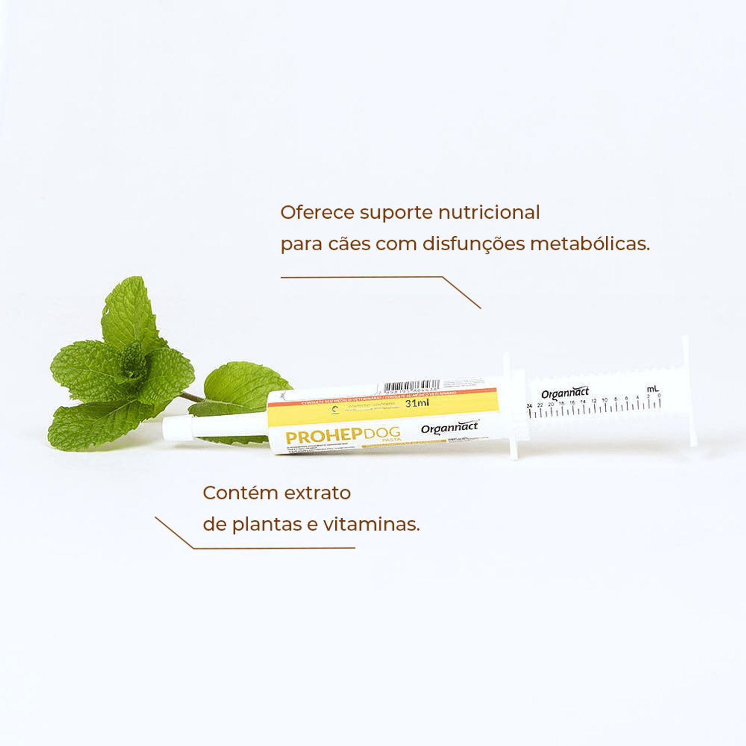 Bisnaga do Suplemento Prohep Dog Organnact