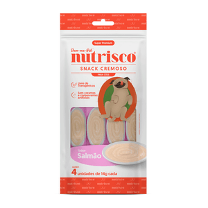 Petisco Cremoso Nutrisco para Cães Salmão - 56 g