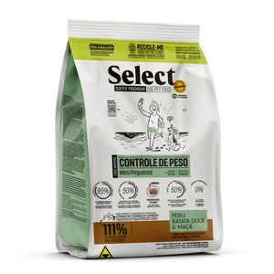 Ração Monello Select Cães Adultos Mini e Pequenos Controle de Peso - 15 kg