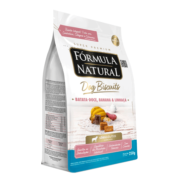Petisco Fórmula Natural Dog Biscuits Batata Doce Cães Adultos
