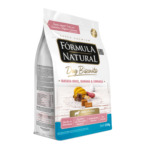 Petisco Fórmula Natural Dog Biscuits Batata Doce Cães Adultos - 250 g
