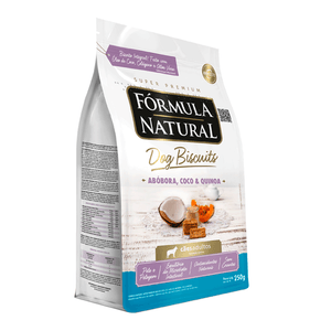 Petisco Fórmula Natural Dog Biscuits Abóbora Cães Adultos - 250 g