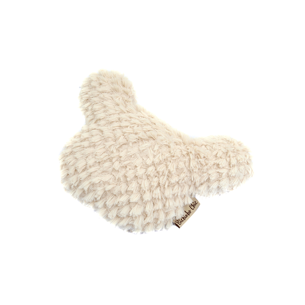 Cama Teddy Bichinho Chic Bege para Cães e Gatos