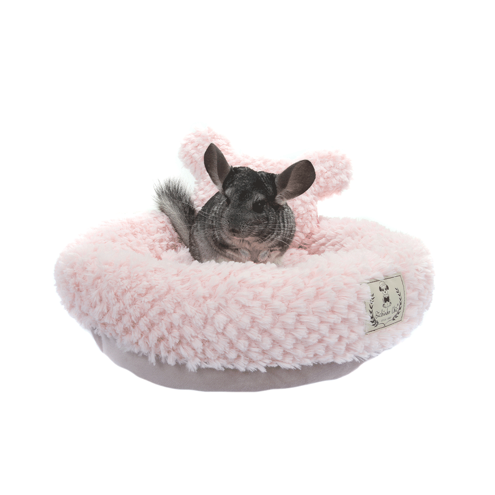 Cama Teddy Bichinho Chic Rosa para Cães e Gatos