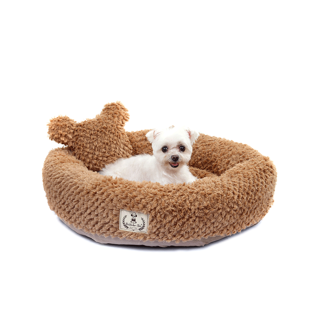 Cama Teddy Bichinho Chic Marrom