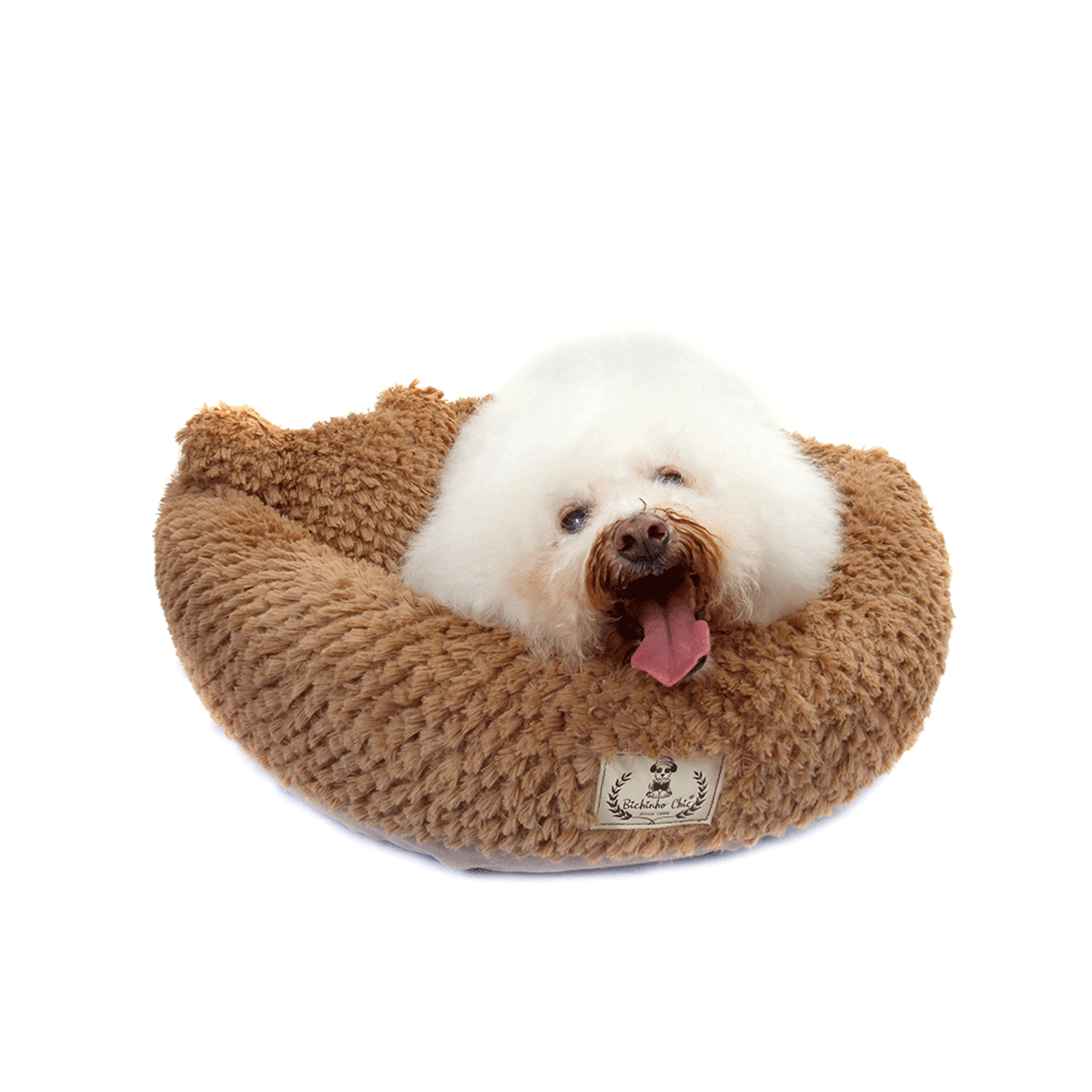 Cama-Teddy-Bichinho-Chic-Marrom-pet-deitado-4