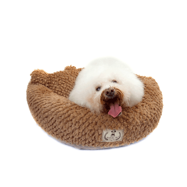 Cama-Teddy-Bichinho-Chic-Marrom-pet-deitado-4