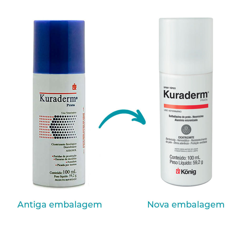 Kuraderm Prata Spray Cicatrizante