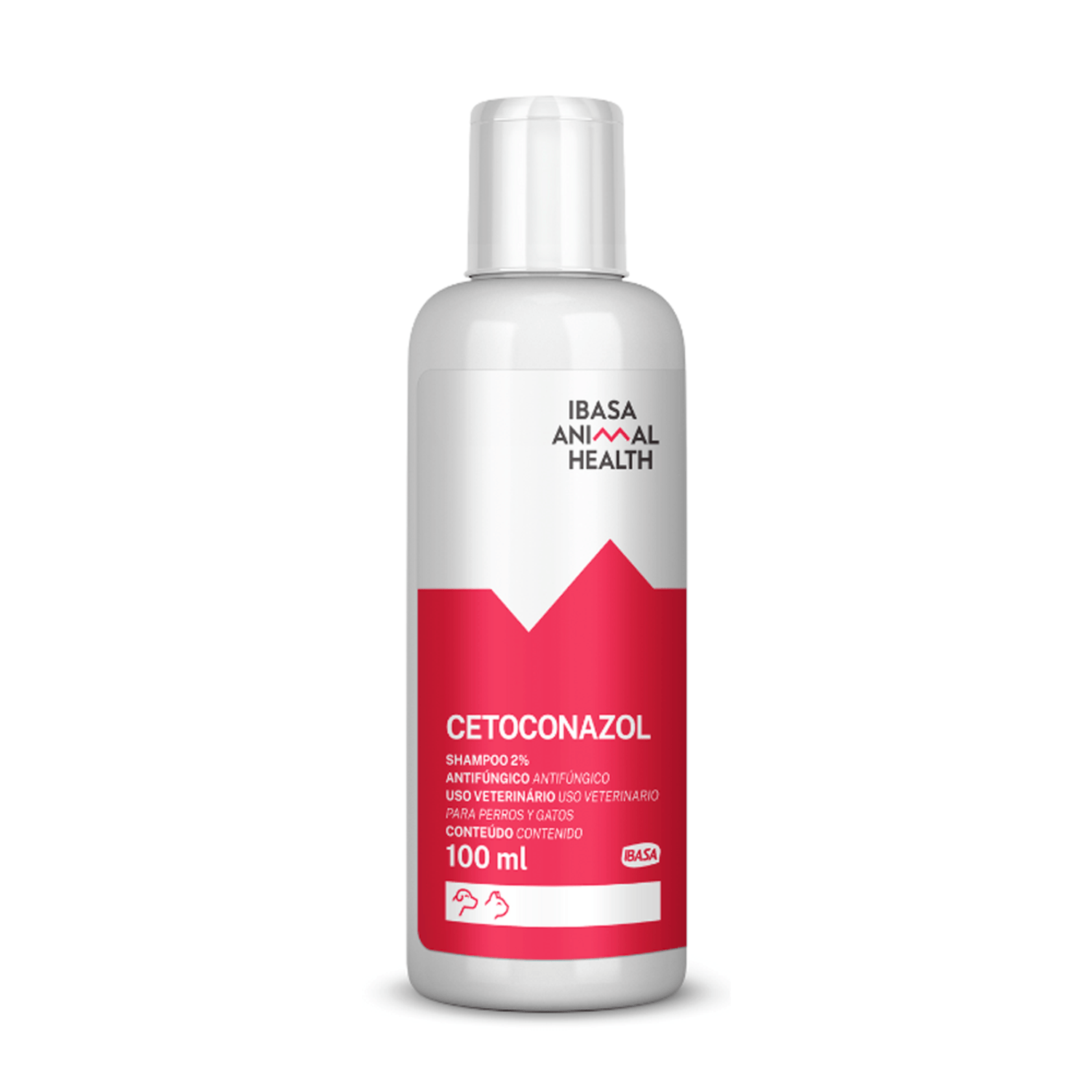 Cetoconazol Shampoo 2% Ibasa para Cães e Gatos 100ml
