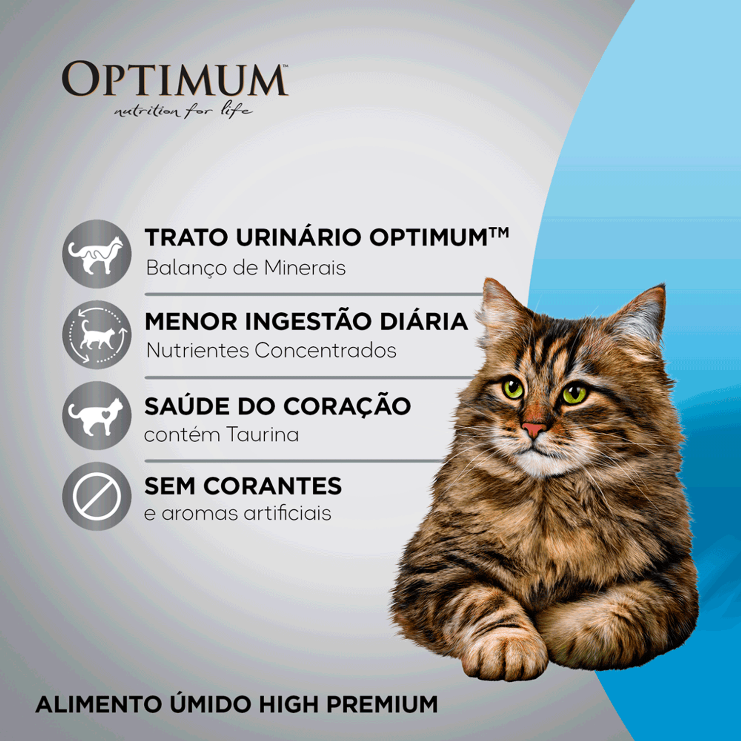 Beneficios-da-Racao-Umida-Optimum-Sache-Gatos-Adultos-Manutencao-de-Peso-Frango