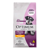 Ração Optimum para Cães Filhotes Raças Pequenas e Minis Frango e Arroz
