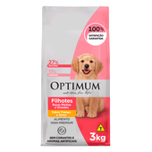 Ração Optimum para Cães Filhotes Raças Médias e Grandes Frango e Arroz