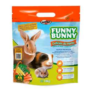 Ração Funny Bunny Delícias da Horta Supra