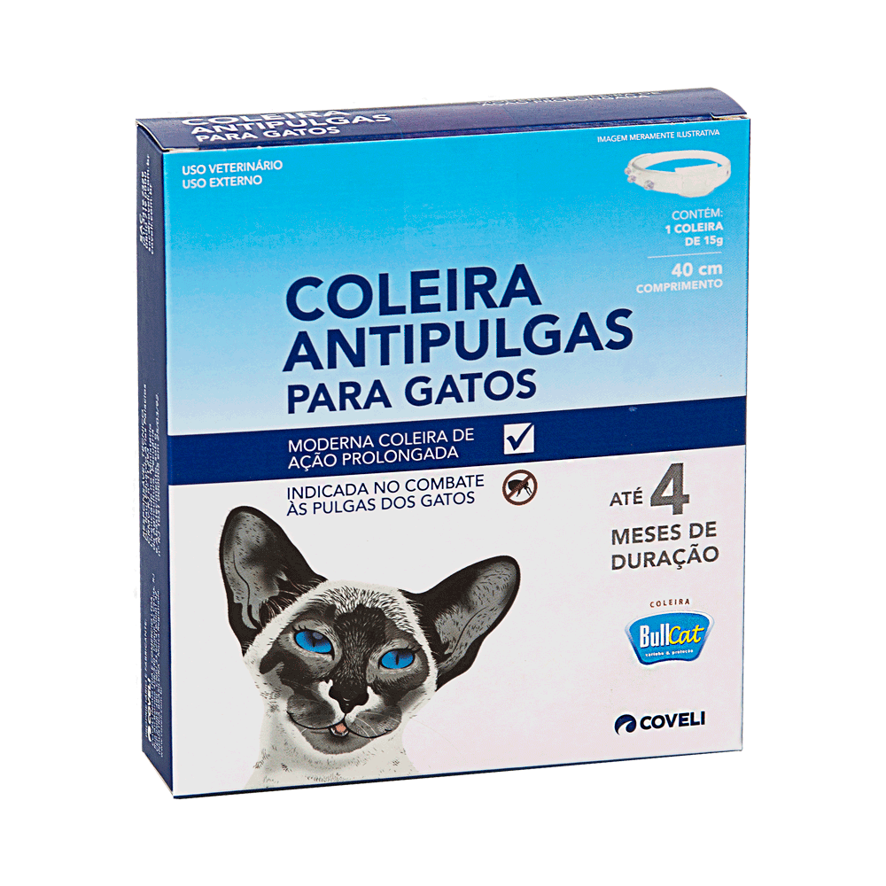 Bullcat Coleira Antipulgas para Gatos