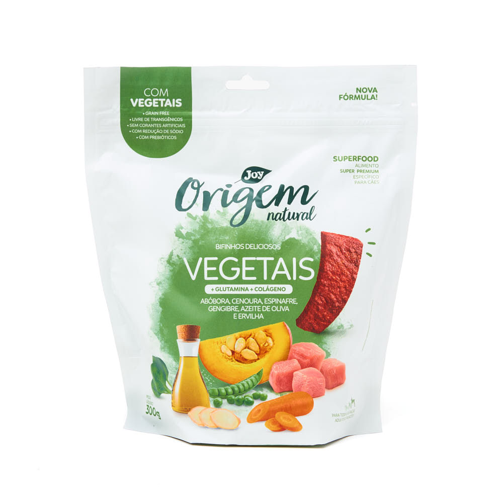 Bifinho Cães Origem Natural Mix de Vegetais
