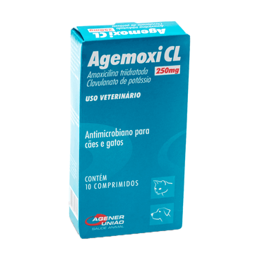 Agemoxi CL 250mg Cães e Gatos