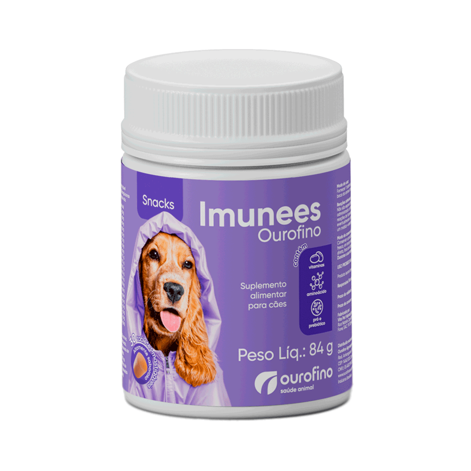 Suplemento-Alimentar-Imuness-Snacks-Ourofino-30-tabletes
