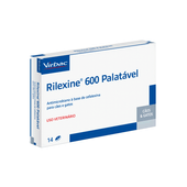 Rilexine 600mg Antimicrobiano para Cães e Gatos