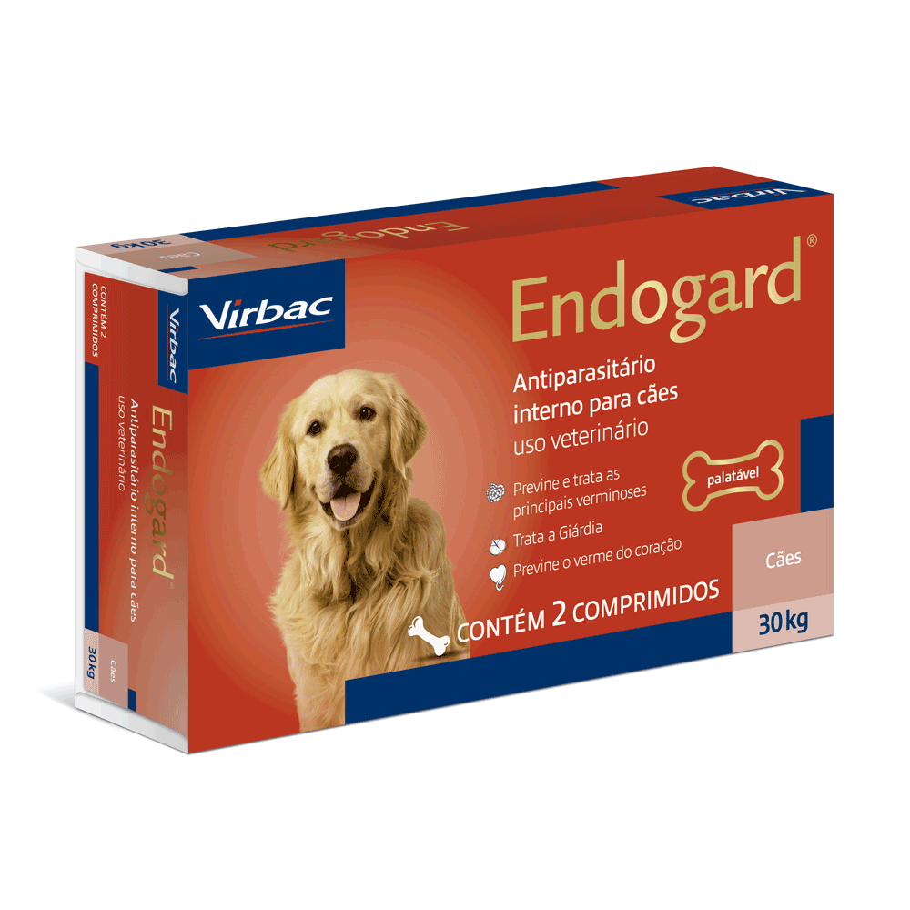 Vermífugo Endogard Cães até 30kg