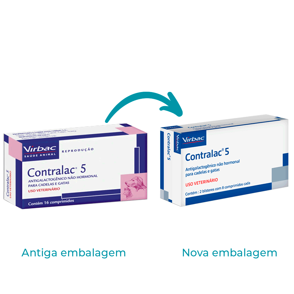 Contralac 5 Inibidor de Lactação Virbac