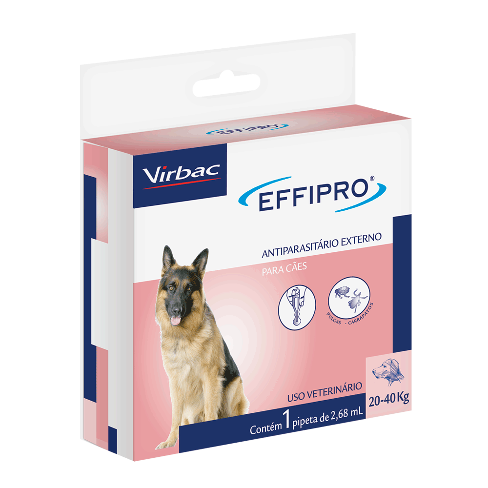 Antipulgas e Carrapatos Effipro Cães 20 a 40kg