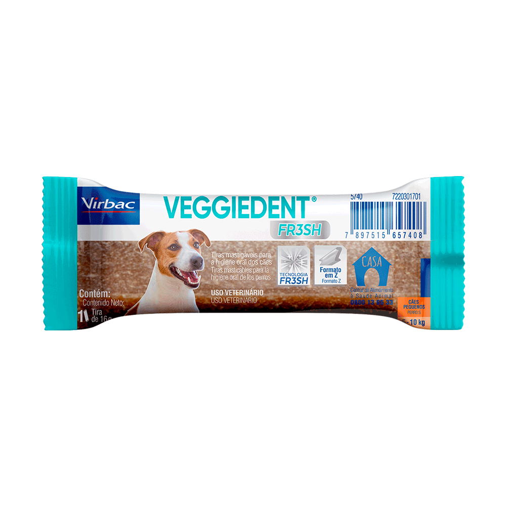 Veggiedent Fr3sh Virbac para Higiene Oral de Cães