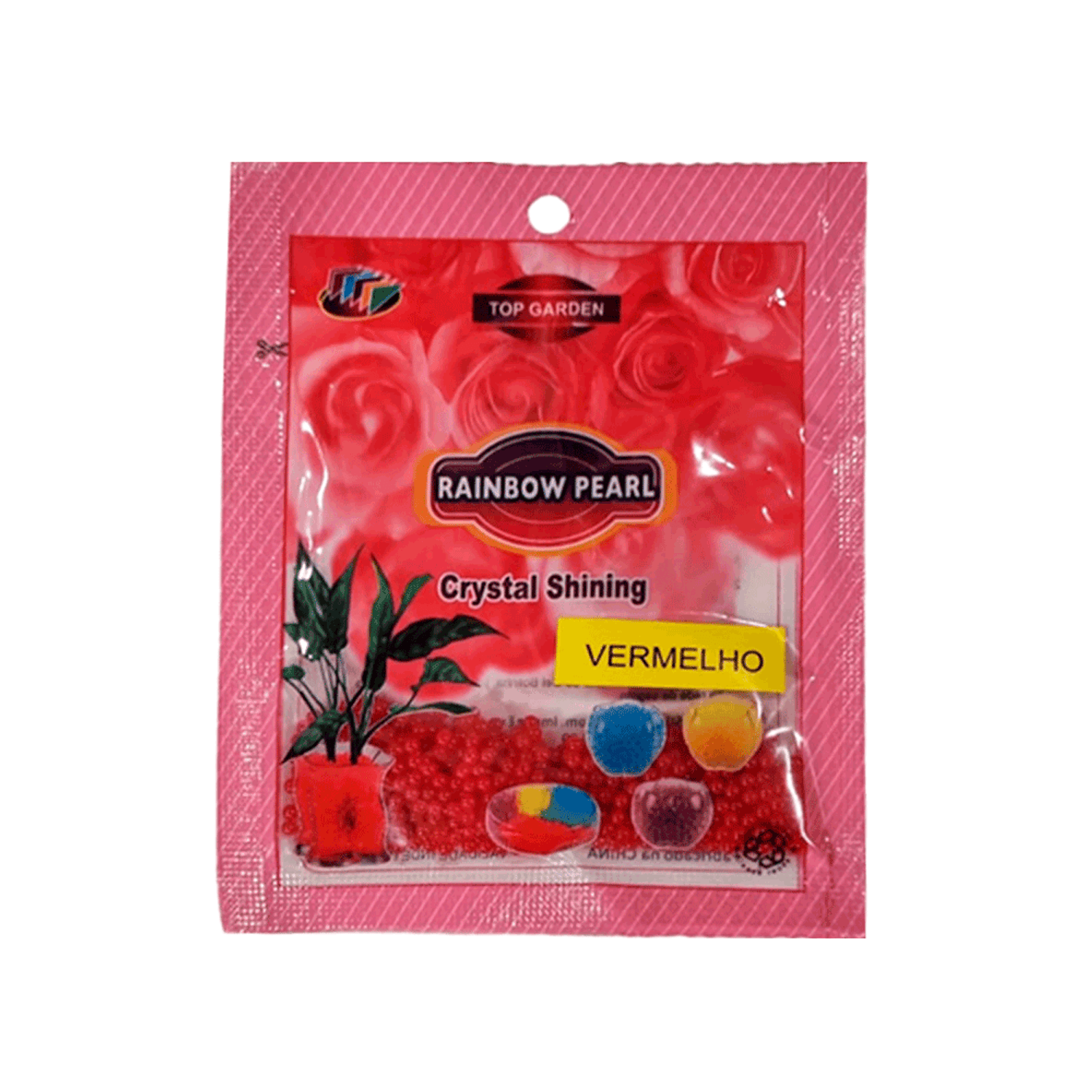 Bolinhas em Gel Decorativas FG Import Vermelha 5g