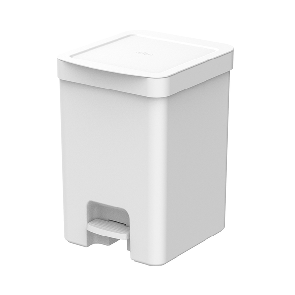 Lixeira com Pedal Trium Branco Ou 12 L