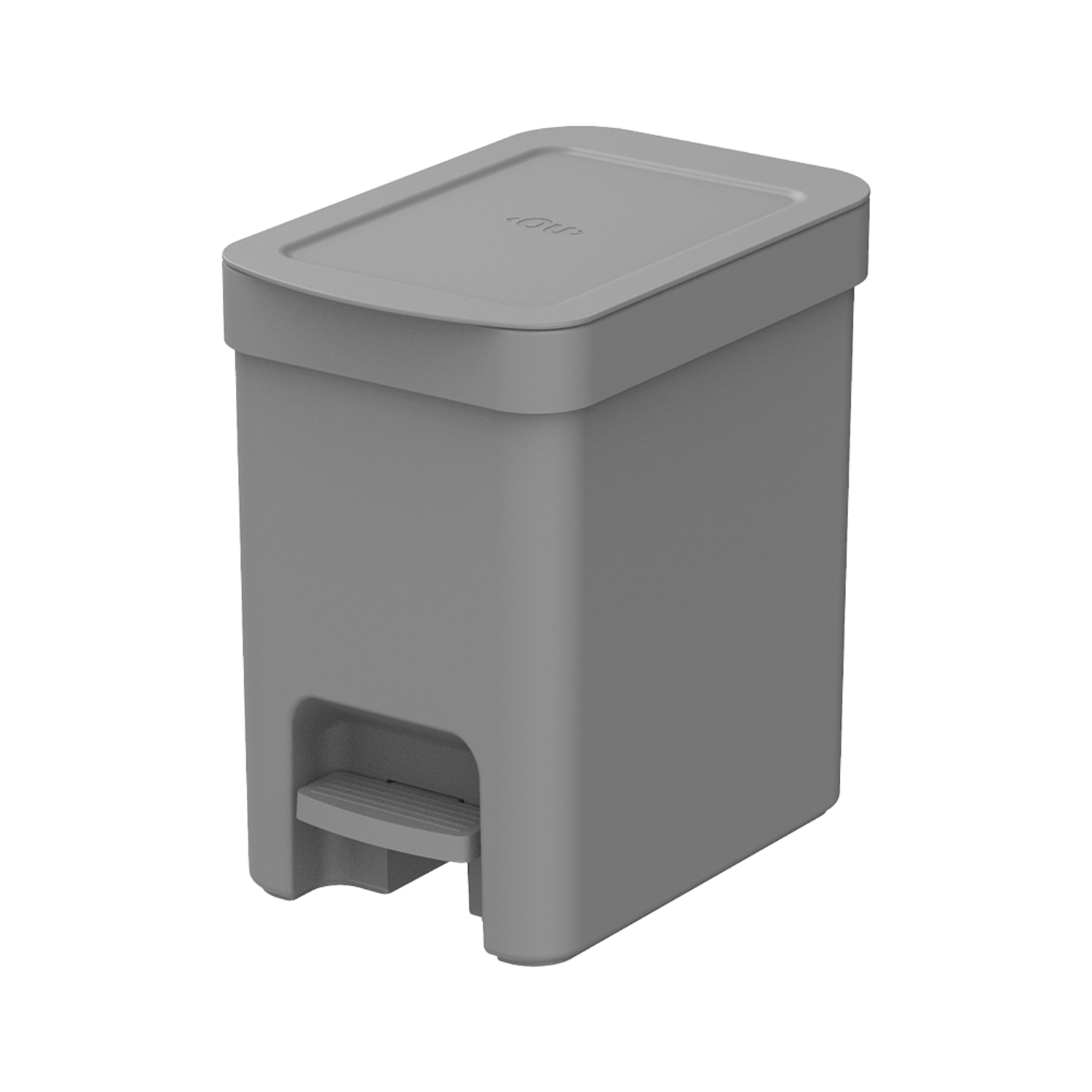 Lixeira com Pedal Trium Chumbo Ou 6L