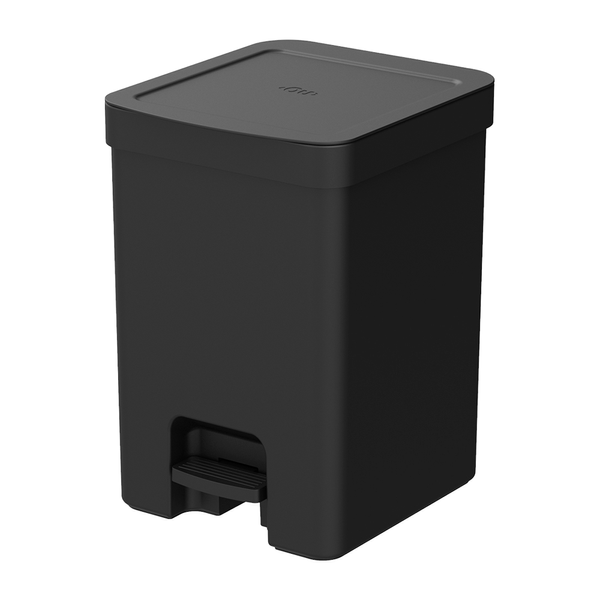 Lixeira com Pedal Trium Preto Ou 12 L