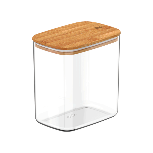 Pote Organizador Hermético Retangular Keep Transparente Ou 1,5 L