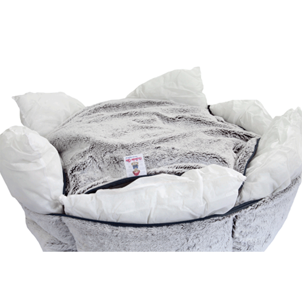 Cama Hexa Moscou Bichinho Chic Cinza