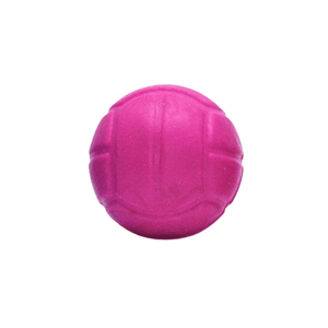 Bola Borracha Maciça Mini Tudo Pet Rosa - 75 mm