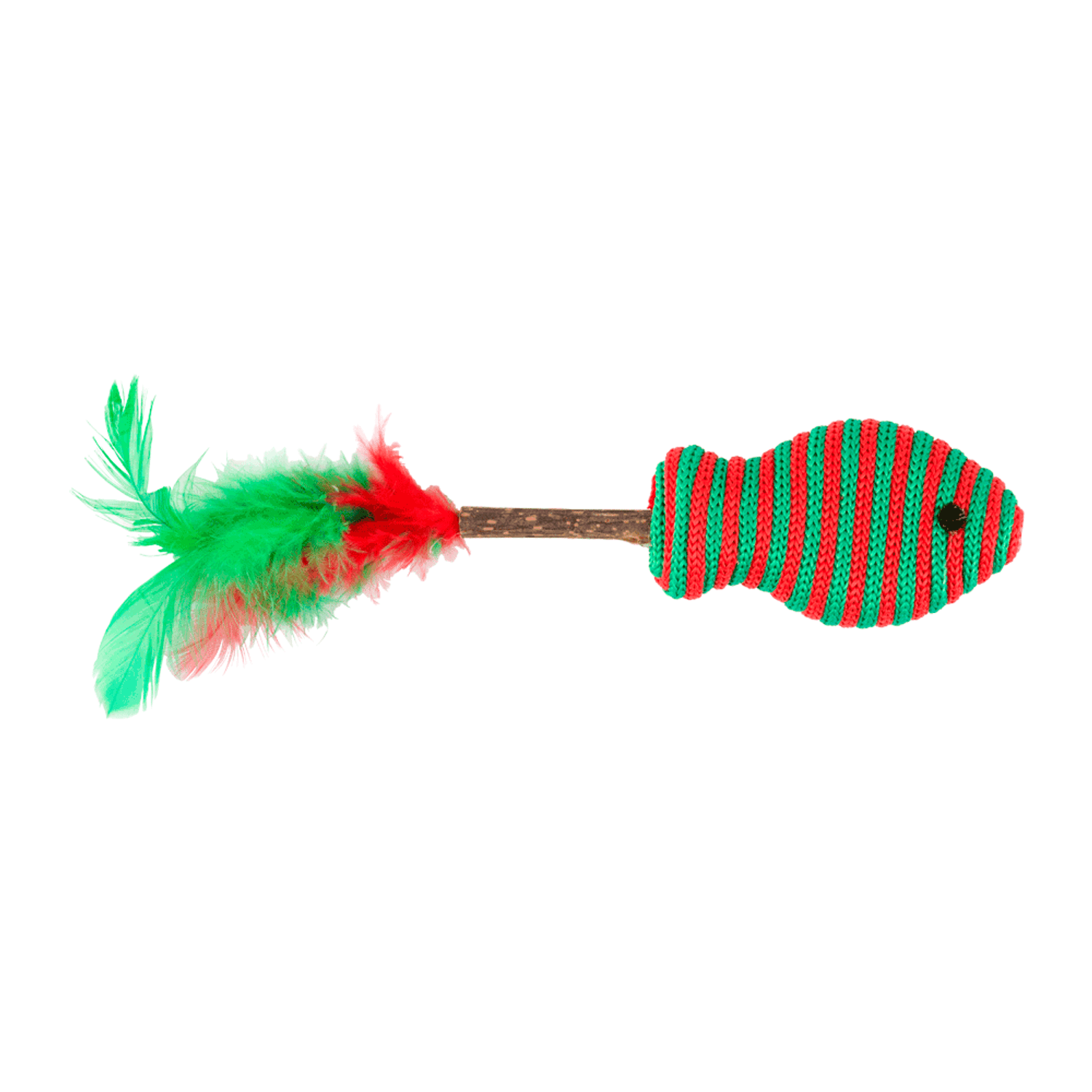 Brinquedo Peixinho com Catnip e Penas Home Pet