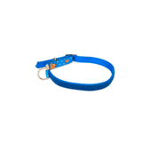 Coleira Gato Veludo Lisa Mini Santa Fé Pet Azul